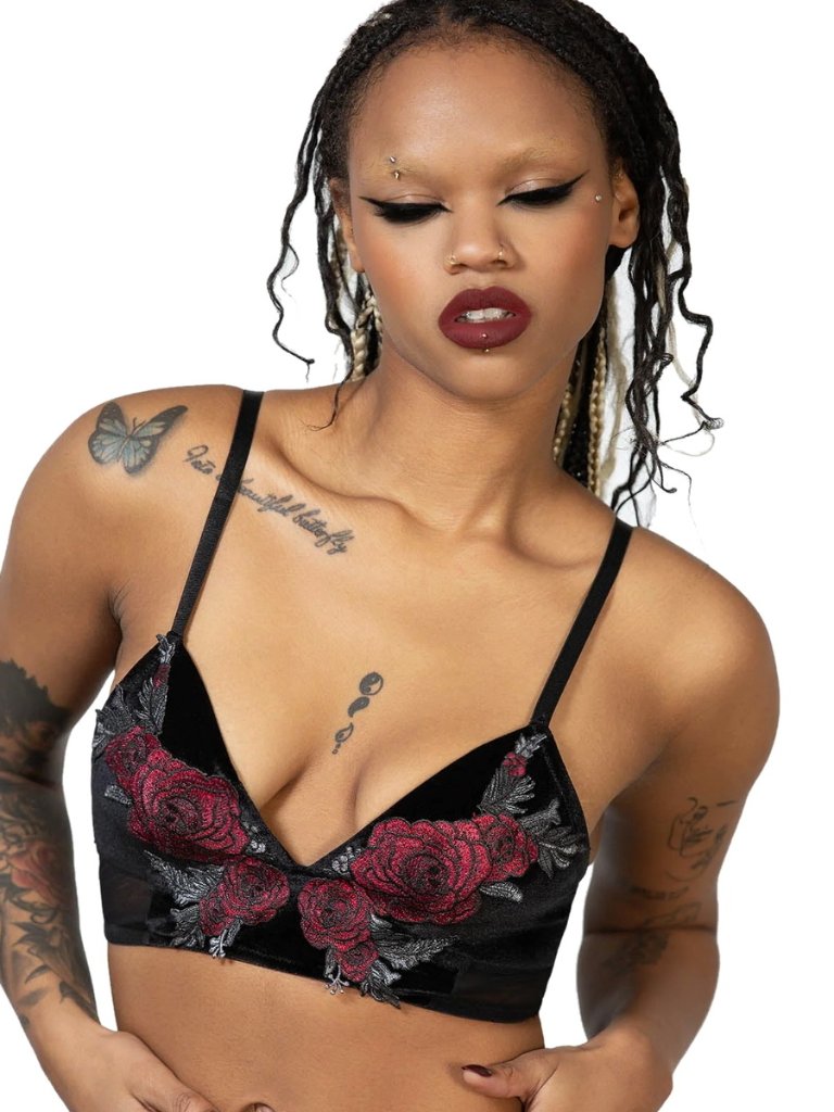 Killstar Pandora's Roses Bralette Xl Nwt — image 2 of 5
